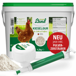 Angebot: HÜHNER Land Kieselgur & Profi Zerstäuber 🐓🌿