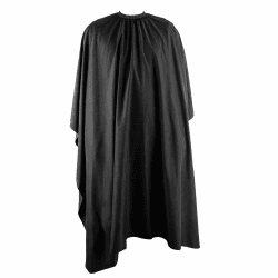🌟 Super Deal! ECENCE Haarschneide Umhang Friseur Schwarz, 150x120cm