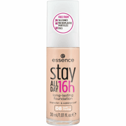 🌟 Angebot: essence cosmetics stay ALL DAY 16h langanhaltende Foundation 08