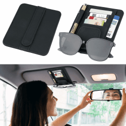 🚗 Sonnenblende Auto Organizer -- Aufbewahrungstasche für Auto 🕶️