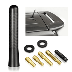 🚗📻 Bingfu Autoantenne Universal 8cm KFZ Kurzstab Dachantenne Schwarz