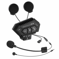 🏍️ BOROCO Motorrad Helm Headset, BT12B 5.0 Drahtlose Bluetooth Reiten Kopfhörer Freisprecheinrichtung