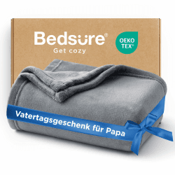 🛋️ BEDSURE Kuscheldecke Flauschig Decke Fleecedecke - Wohndecke Warm Winter Weich, Sofadecke XL, Decke Couch Blanket, Wohn- & Kuscheldecken 150x200cm, Sofa überwurfdecke Grau Grau 150 x 200 cm - Angebot!