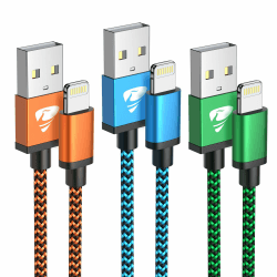 📱 iPhone Ladekabel 2M 3Pack, Lightning Kabel [MFi Zertifiziert] 🚀