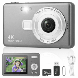 4K Megapixel Digitalkamera Fotokamera mit 64GB Karte und 1080P FHD - Sonderangebot!