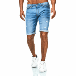 JEEL Herren Kurze Hosen - Slim-Fit Jeans-Shorts 🌟