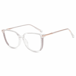 Firmoo Übergroße Blaulichtfilter Brille Entspiegelt Damen Herren Glitzer-Design 😎
