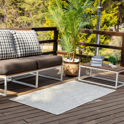 Livabliss Outdoor Teppich wetterfest, Alanya - In und Outdoor Teppich für Balkon 80x150 cm 🌞🌿