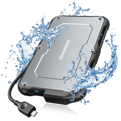🚀 GRAUGEAR USB-C Externes Gehäuse für 2,5 Zoll SATA SSD/HDD 🛡️