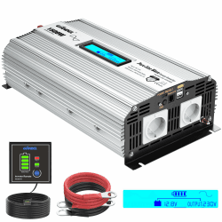 🔋🔌⚡️ GIANDEL 1500W Reiner Sinus Wechselrichter - Power Inverter für Wohnmobil-LKW