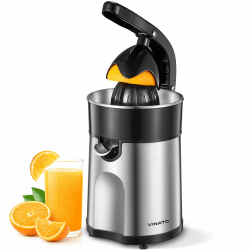🍊🍋 VINATO Zitruspresse - Elektrische Edelstahl Orangenpresse