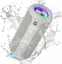 🔊 Ortizan Bluetooth Lautsprecher - Tragbare Mini Musikbox mit LED-Licht 🎶