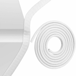 🚗 Autotürkantenschutz Schwarz Kein Kleber Universal Fit Gummi Autotürkantenschutz U-Form Autotüreinstiegsschutz Autotürkantenleiste für Limousinen, LKWs, SUV, ATV, Boote (Weiß, 32FT) Weiß 32FT 🚗