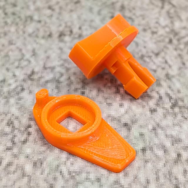 🔥 ULEIVA Drehriegel Set Orange für Audi Warndreieck A4 B6 B7 & A6 C5 4B 🔥