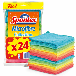 🌟 SPONTEX - Set mit 24 Mikrofasertüchern aus der Kollektion 🌟