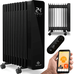🔥🌡️ KESSER® Ölradiator 2500W Mobile Elektroheizung mit WiFi & Fernbedienung 🔥🌡️