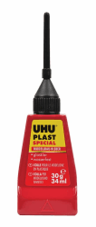 🛠️🔧 UHU 45885 Modellbaukleber, Plast Spezial, 30g mit Feindosierspitze PLAST SPEZIAL - Flasche 30g 🚀