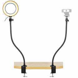 🌟 AYIZON Webcam-Licht-Halterung mit Ring-Licht für Logitech Webcam 🎥💡