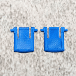 ULEIVA Ersatz Tastaturfüße 1 Paar (2 Stck) kompatibel mit Cherry DW5100 Tastatur Ersatzteil 🖱️ Tastaturständer Keybord Füsse (Blau)