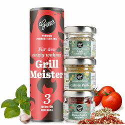 Gepp's Feinkost Grillgewürze Geschenkset 'Grillmeister' zum Vatertag 🌶️🍔🎁