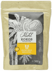 🥥🌰 Ölmühle Solling Kokosmehl teilentölt 500g 500 g (1er Pack) - Sonderangebot!