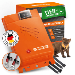 WERKTAL Marderschreck Auto - Effektive Marderabwehr mit Ultraschall & Blitzlicht 🚗🦝