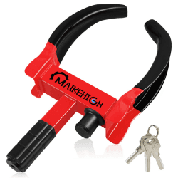 🔒🚗 MAIKEHIGH Radkralle Reifenkralle Diebstahlsicherung mit Sicherheitsschloss 🚗🔒