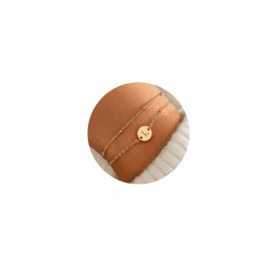 TINGN Armband Damen Silber Gold 🌟 18K Weißgold/Gold Vergoldet 🌸 Monogramm Zwei in Einem Armbänder Damen Geschenke für Frauen Mädchen