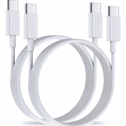 🔋 iPhone 15 Ladekabel, USB C Kabel 2er Pack 1M 60W - Schnellladung und Datensynchronisation