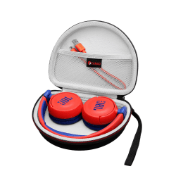 🎧 XANAD Kopfhörer Tasche für JBL Jr310 BT rot blau On-Ear Kinder Kabelloses Faltbares Bluetooth Kopfhörer (schwarz) - Angebot!