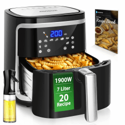 Aigostar Cube - Heißluftfritteuse 7L XXL 🍟🍗🥧