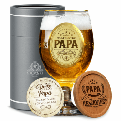 🍻 Personalisierte Bierglas für den besten Papa der Welt! 🎁