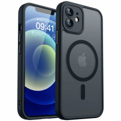 📱🔒 CANSHN iPhone 12 Hülle mit Kameraschutz für Magsafe