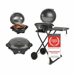 🔥 Mega Deal! TZS First Austria 2in1 Elektrogrill - Stabiler & klappbarer Elektrogrill mit 2400 Watt & Temperaturregler