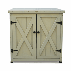HABAU Gartenschrank in Grau lasiert 🌿🏡