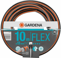 🌿 Gardena Comfort FLEX Schlauch 13 mm (1/2 Zoll), 10 m: Power-Grip-Profil, Spiralgewebe, 25 bar Berstdruck