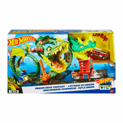Hot Wheels City Drachenangriff Spielset - Besiege den Drachen mit Stunts! 🐉🔥
