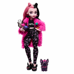 🧛‍♀️ MONSTER HIGH Puppen- und Übernachtungszubehör: Draculaura Puppenhaustier Bat Count Fabulous