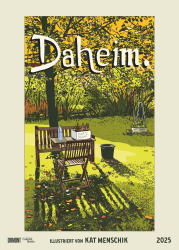 DUMONT - Kat Menschik: Daheim 2025 Wandkalender 🎨🏡