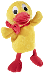 🎉 Reduzierter Preis! Handpuppe Schnatterinchen GRS/PET Plüsch