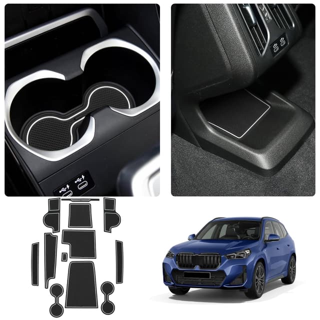 LUWU Kompatibel mit BMW X1 iX1 U11 2023 2024 Antirutschmatten Gummimatten 🚗