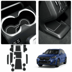 LUWU Kompatibel mit BMW X1 iX1 U11 2023 2024 Antirutschmatten Gummimatten 🚗