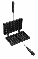 🧇🍴 KitchenCraft Waffeleisen für Herdplatten - Belgische Waffeln 22cm x 13cm 🍳🍨