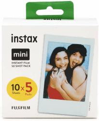 📸🎞️ INSTAX Mini Film Standard 5x10 Shots 50 Shots, Weißer Rand - Jetzt zum Bestpreis!