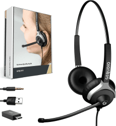 🎧 GEQUDIO 3in1 Business Headset - Leicht und Vielseitig! 🎙️