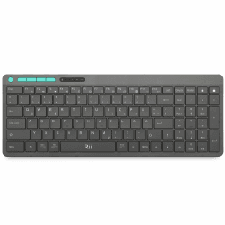 Rii Kabellose Bluetooth Tastatur für Büro und Office - QWERTZ mit Zifferntastatur 👩‍💻🔋