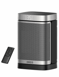 Dreo Heizlüfter Energiesparend Leise, 1500W Heizung Elektrisch mit Fernbedienung 🌡️🔥