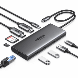 UGREEN Revodok Pro 210 USB C Docking Station Dual HDMI 10 IN 1 USB C Hub 🌟