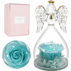 🌹👼 Muttertagsgeschenke für Mama - Ewige Rose Engel Figur