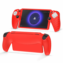 🎮 zZjoOoj Hülle für Playstation Portal/PS Portal/PS5 Portal(2023) - Rote Schutzhülle aus weichem Silikon